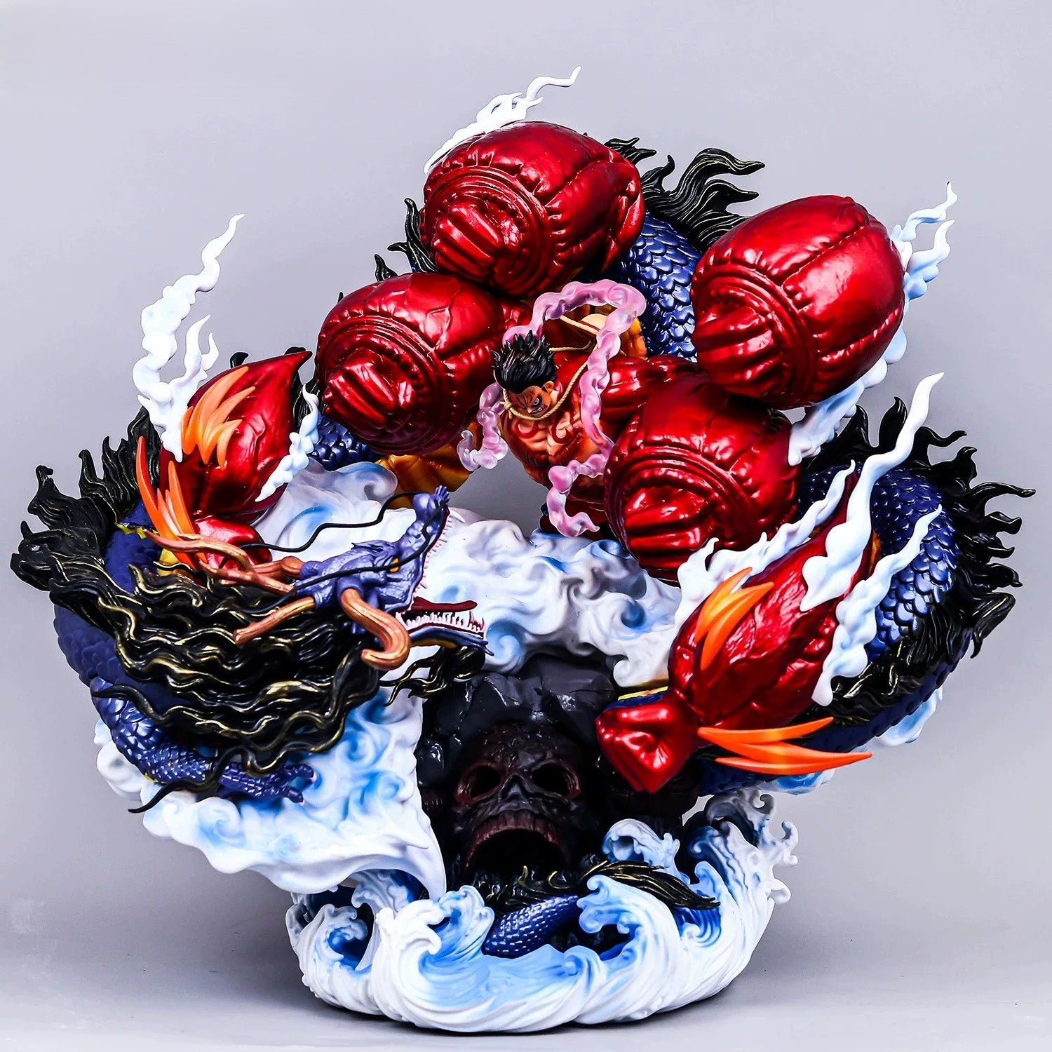 One Piece GK Statue – Monkey D. Luffy Gear Fourth Battle Scene