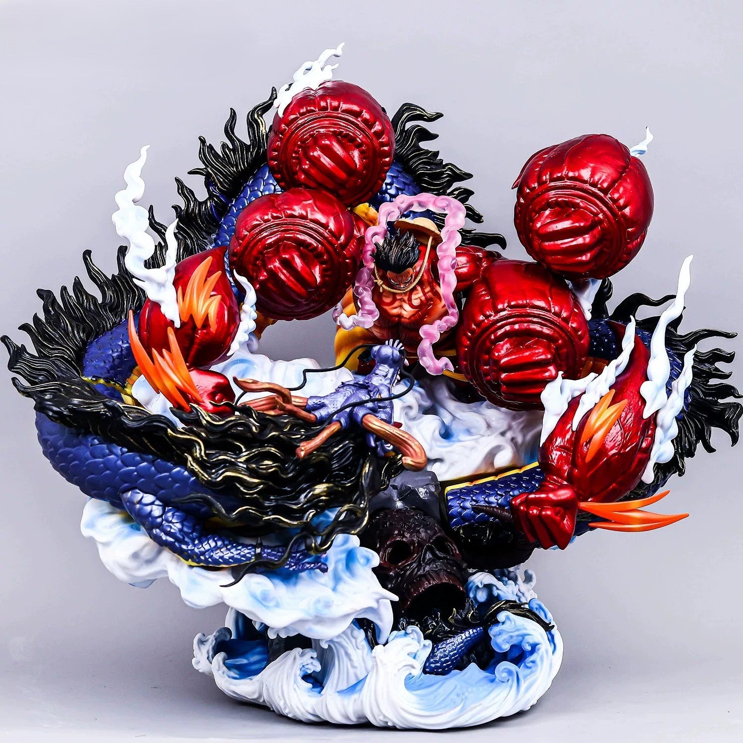 One Piece GK Statue – Monkey D. Luffy Gear Fourth Battle Scene