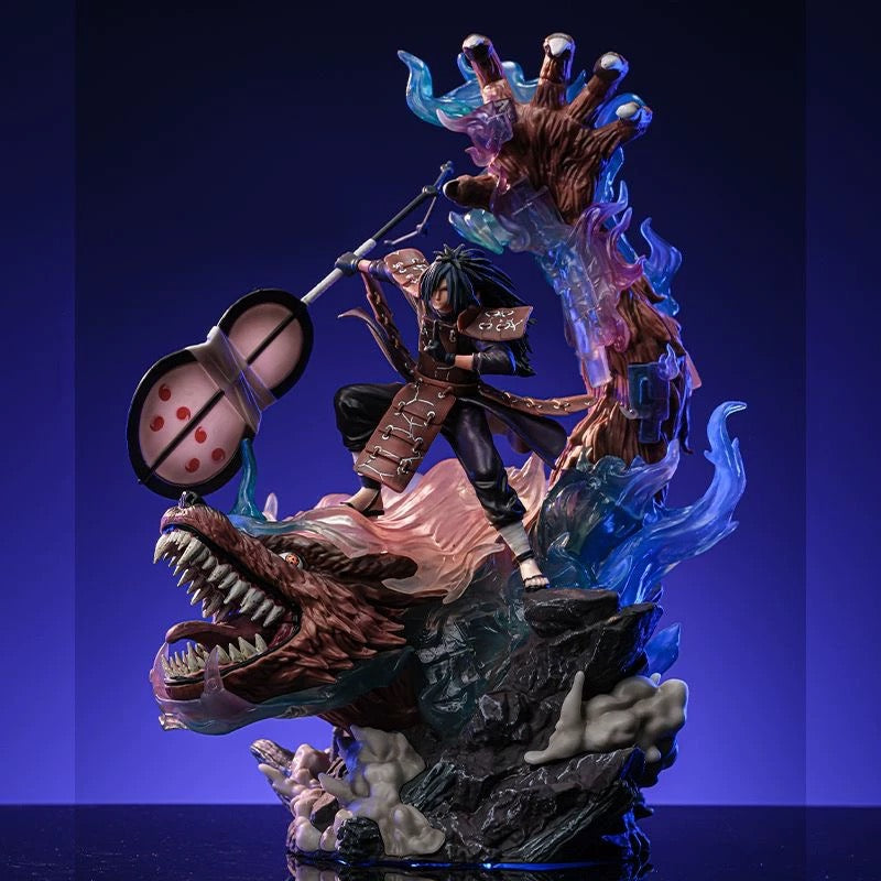 Naruto GK Statue – Uchiha Madara Battle Scene PU & Resin Collector Figure