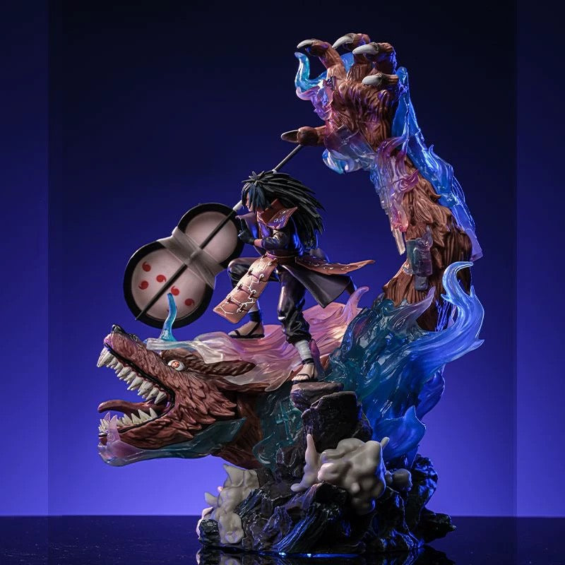 Naruto GK Statue – Uchiha Madara Battle Scene PU & Resin Collector Figure