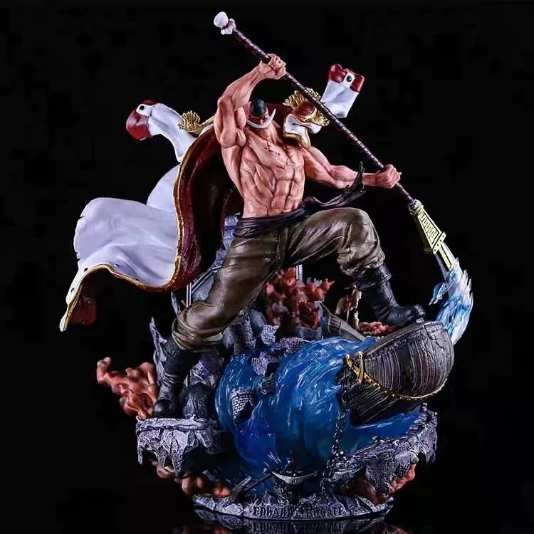 One Piece GK Statue – Whitebeard Battle Scene PU & Resin Collector Figure