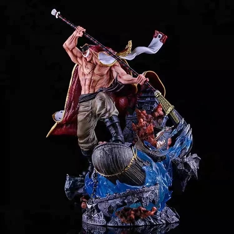 One Piece GK Statue – Whitebeard Battle Scene PU & Resin Collector Figure