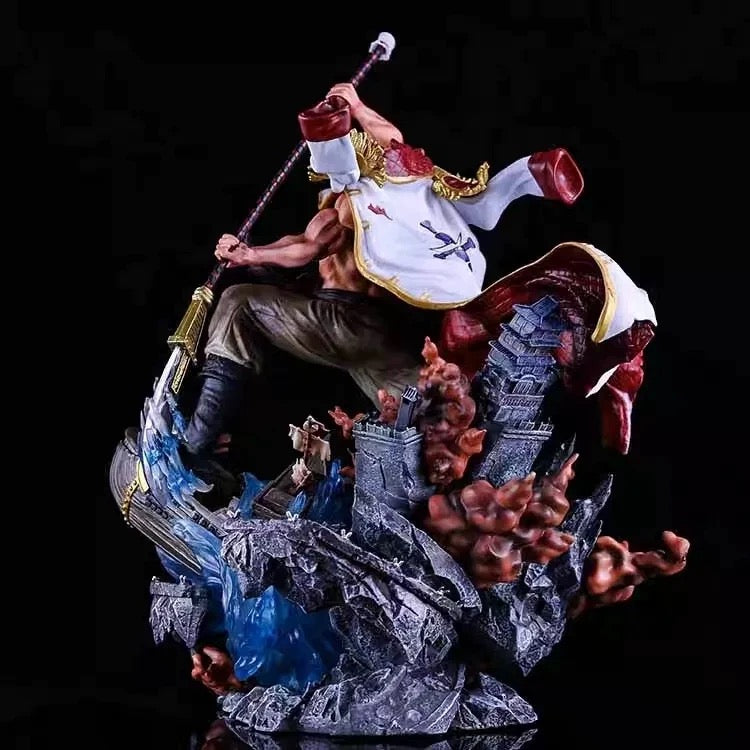 One Piece GK Statue – Whitebeard Battle Scene PU & Resin Collector Figure
