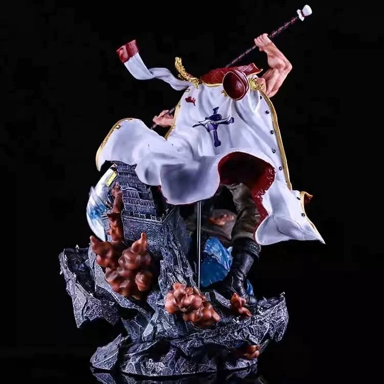 One Piece GK Statue – Whitebeard Battle Scene PU & Resin Collector Figure